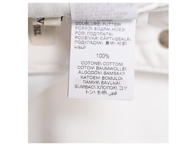 Jeans Straight-Leg Brunello Cucinelli in cotone bianco Crudo - vista 6