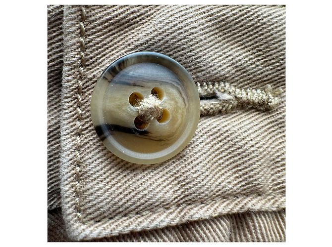 Pantaloncini Chino Pleated Ralph Lauren in Cotone Beige - vista 3