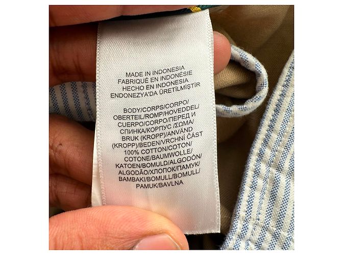 Pantaloncini Chino Pleated Ralph Lauren in Cotone Beige - vista 8