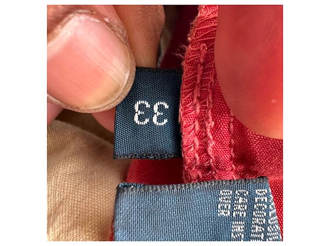 Bermudas Cargo Estampadas Polo by Ralph Lauren en Algodón Rojo Roja - vista 11