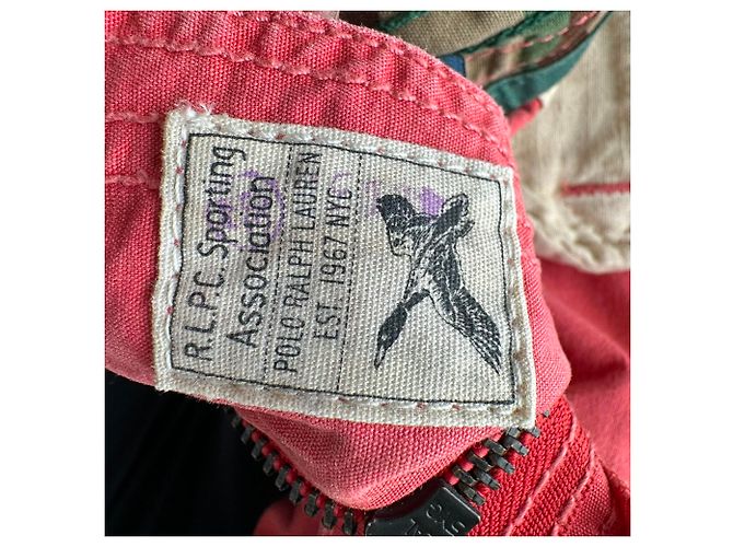 Bermudas Cargo Estampadas Polo by Ralph Lauren en Algodón Rojo Roja - vista 9