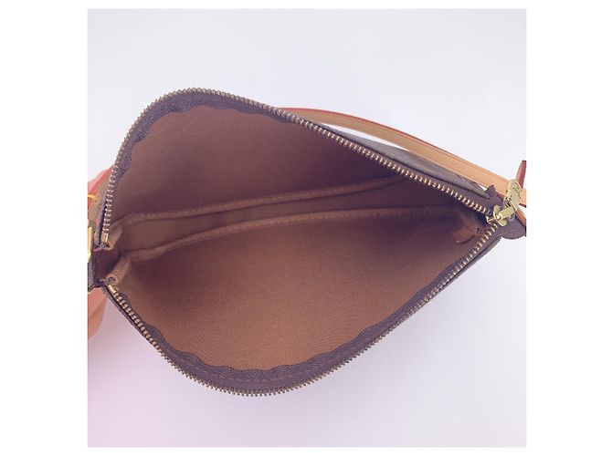Louis Vuitton Vintage Monogram Brown Canvas Pochette Accessoires Tasche Braun - Ansicht 5