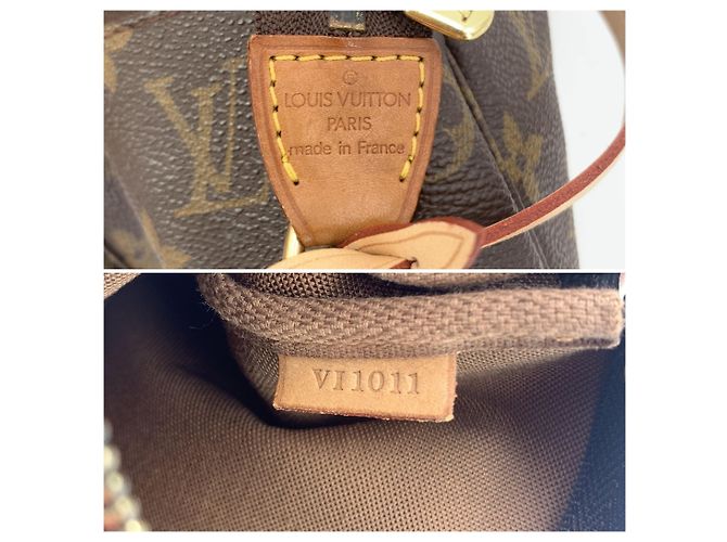 Louis Vuitton Vintage Monogram Brown Canvas Pochette Accessoires Tasche Braun - Ansicht 6