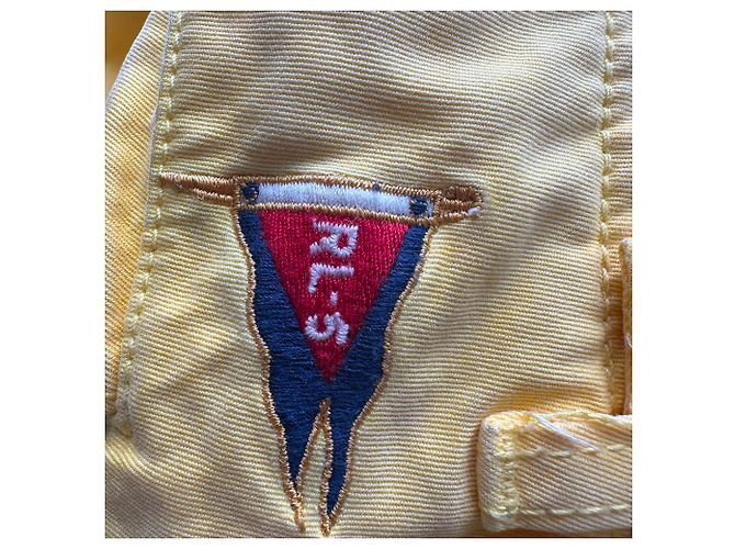 Bermudas bordadas de algodón amarillo de Polo by Ralph Lauren - vista 2