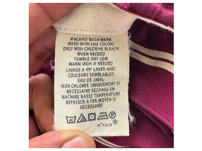 Pantaloncini a righe Ralph Lauren Rugby con patch logo in cotone burgundy Rosso Bordò - vista 4