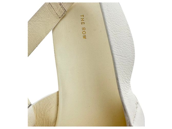 Sandali Meera in pelle The Row in pelle Cream Bianco Crudo - vista 11