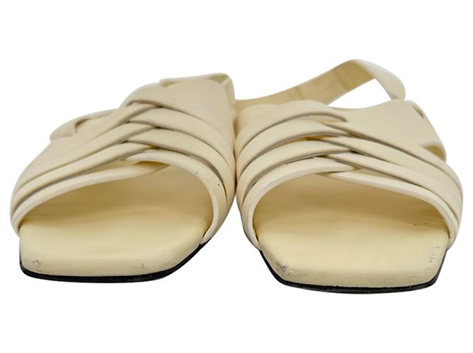 Sandali Meera in pelle The Row in pelle Cream Bianco Crudo - vista 2