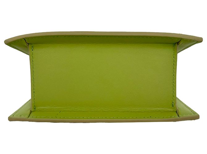 Borsa Jacquemus Large Le Chiquito in pelle di vitello verde Stampa python - vista 6