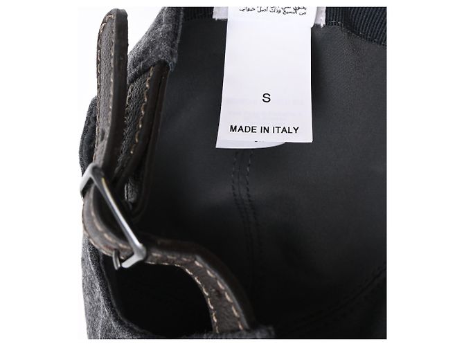 Brunello Cucinelli Flanell-Baseballkappe aus grauer Wolle - Ansicht 12