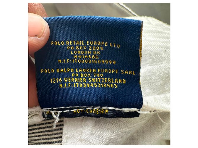 Pantaloncini Ralph Lauren con ricamo teschio in cotone grigio - vista 3