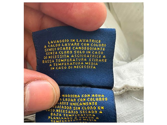 Pantaloncini Ralph Lauren con ricamo teschio in cotone grigio - vista 5