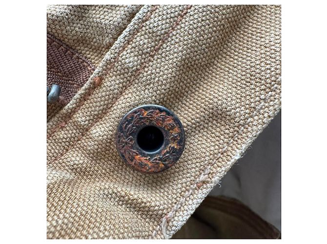 Short Vintage Polo by Ralph Lauren en coton marron Rouge - vue 3