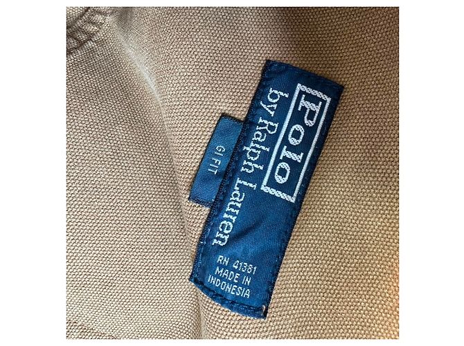 Short Vintage Polo by Ralph Lauren en coton marron Rouge - vue 6