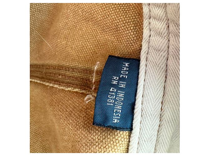 Short Vintage Polo by Ralph Lauren en coton marron Rouge - vue 8