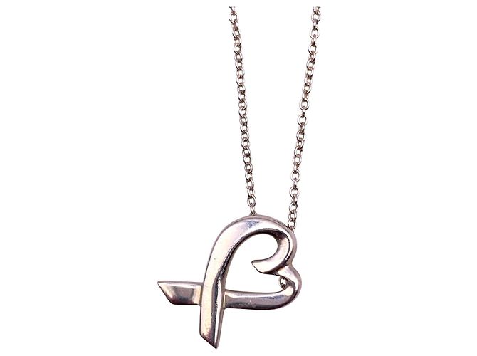 Tiffany & Co Colgante Tiffany Silver Sterling Paloma Picasso Loving Heart Plata - vista 3