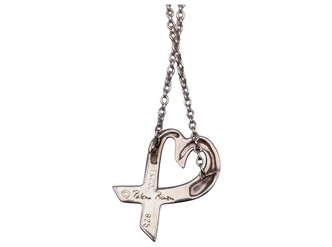 Tiffany & Co Colgante Tiffany Silver Sterling Paloma Picasso Loving Heart Plata - vista 4