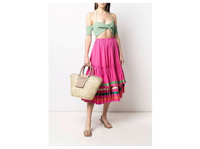 Autre Marque A.N.G.E.L.O. Vintage Cult Women's Skirts Rosa - vista 2