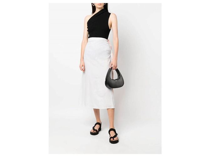 Yohji Yamamoto Gonna anni 2000 Blanco - vista 2