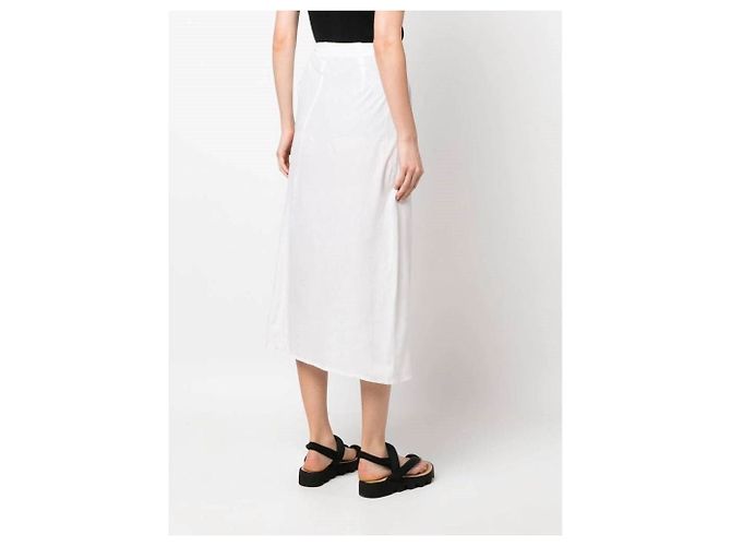 Yohji Yamamoto Gonna anni 2000 Blanco - vista 3