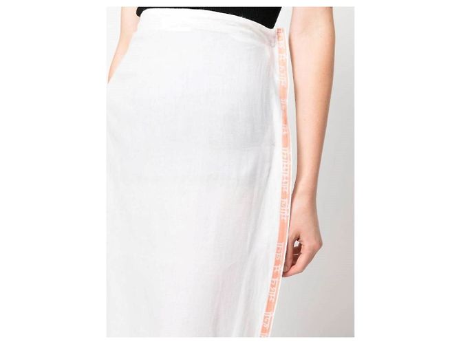 Yohji Yamamoto Gonna anni 2000 Blanco - vista 5