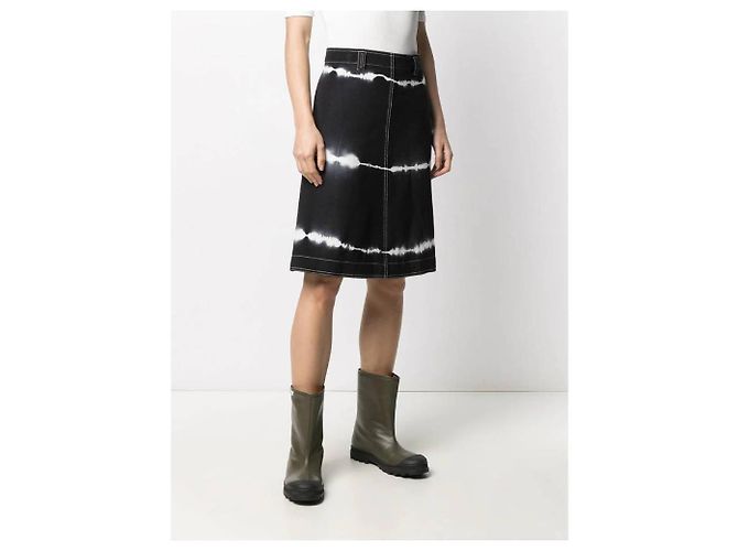 Autre Marque Courrèges Falda años 2000 Negro - vista 4
