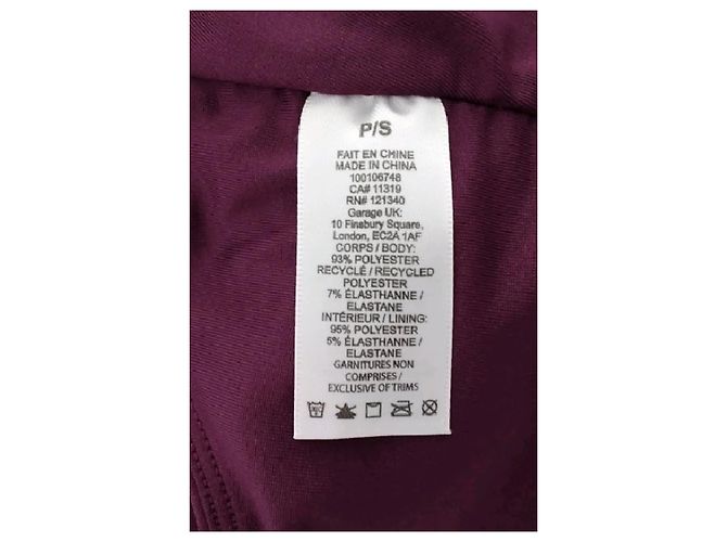 Autre Marque Top ajustado morado GARAGE Púrpura - vista 8