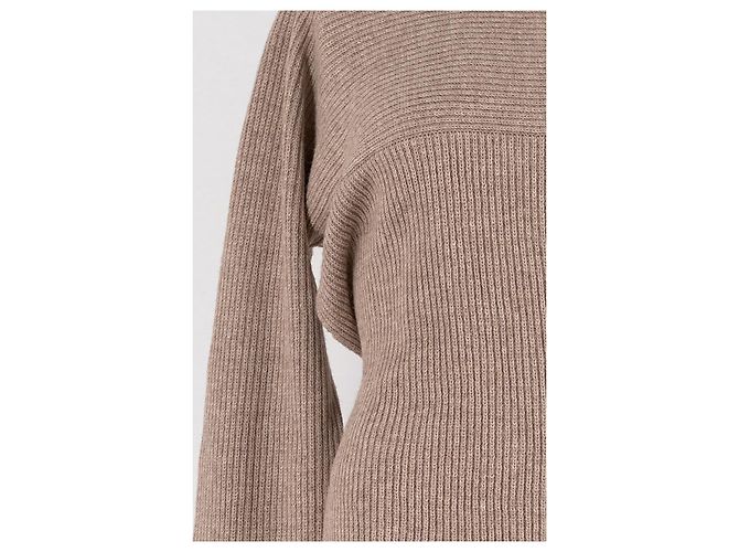 Autre Marque LE17SEPTEMBRRE Wollpullover Beige - Ansicht 3