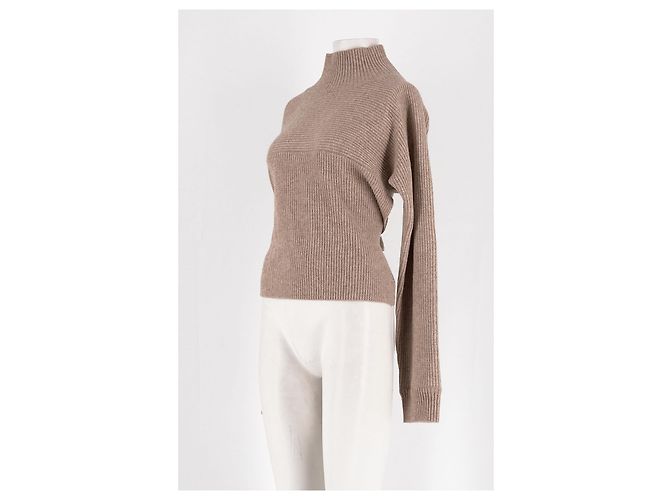 Autre Marque LE17SEPTEMBRRE Wollpullover Beige - Ansicht 4