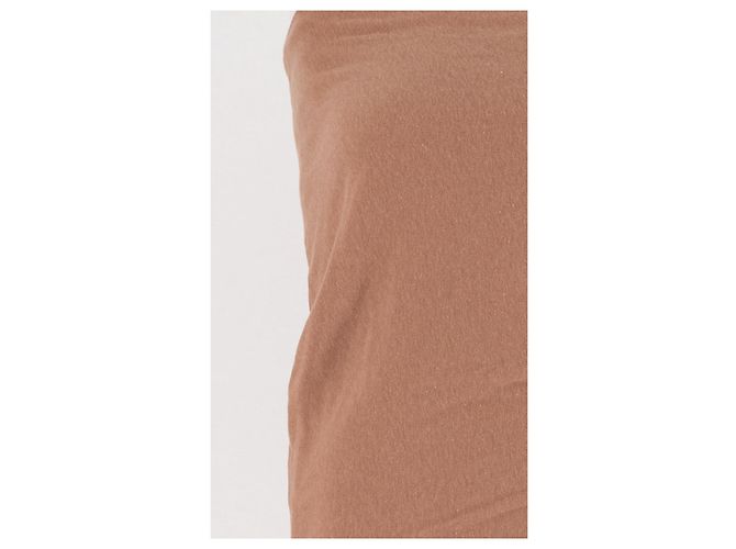 Autre Marque Pull coupe droite camel - vue 3