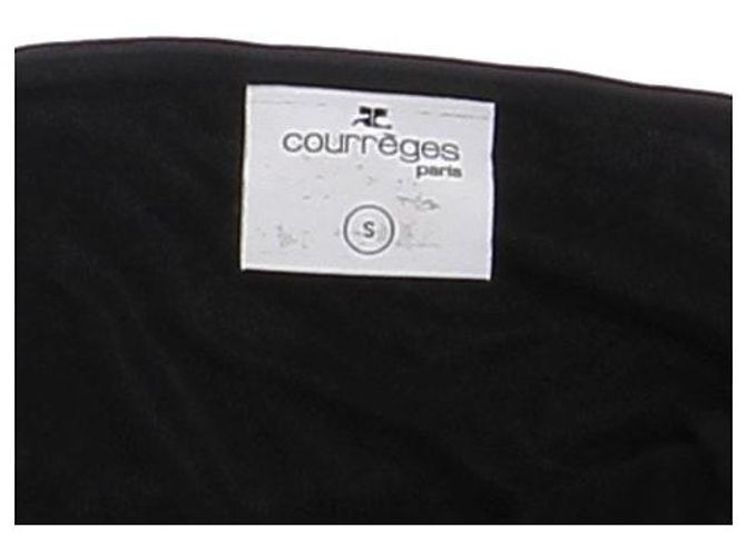 Courreges Schwarzer Body mit integrierter Kapuze - Ansicht 5