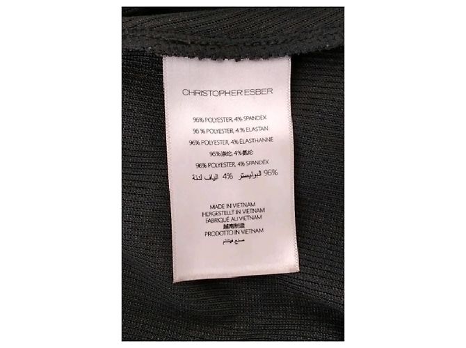 Autre Marque CHRISTOPHER ESBER Maxikleid Schwarz - Ansicht 8