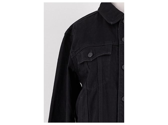 Chaqueta de algodón negra Nili Lotan Negro - vista 3