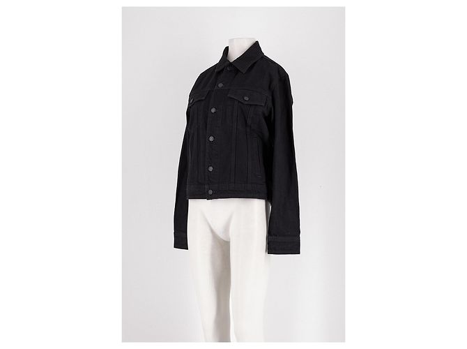 Chaqueta de algodón negra Nili Lotan Negro - vista 4
