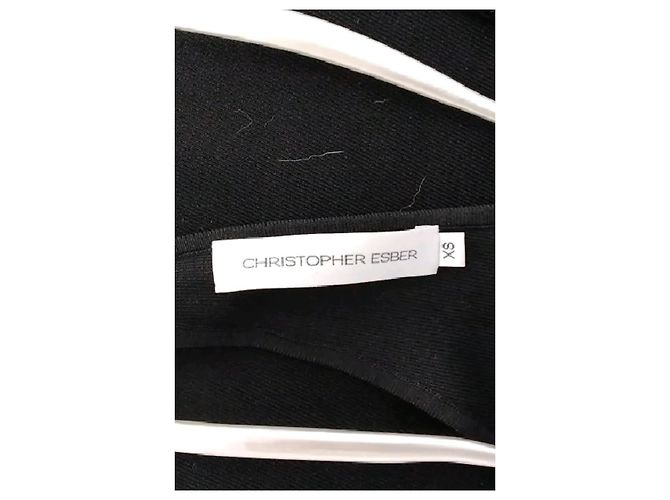 Autre Marque CHRISTOPHER ESBER Maxikleid Schwarz - Ansicht 7