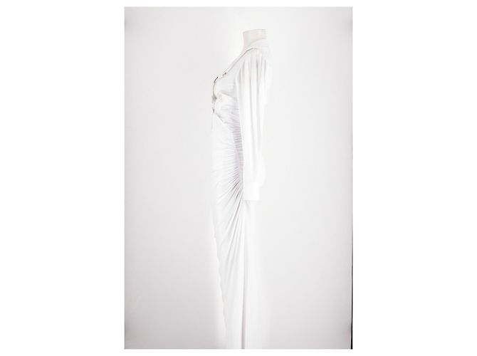 Autre Marque CHRISTOPHER ESBER Weißes langes Kleid - Ansicht 5