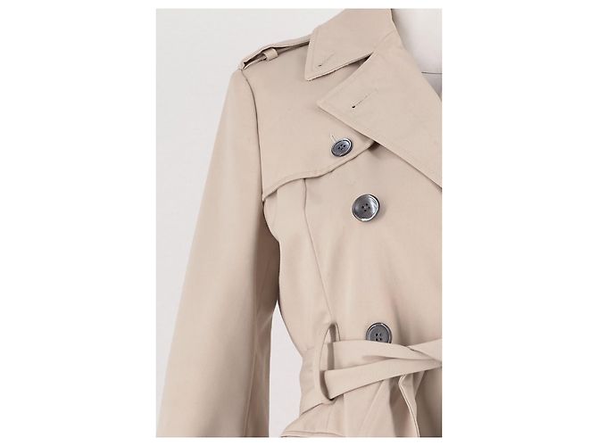Thom Browne trench midi beige - vista 3
