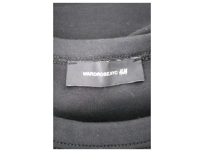 Autre Marque WARDROBE. NYC x H&M Baumwoll-Top schwarz - Ansicht 7