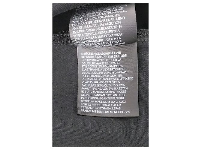 Autre Marque WARDROBE. NYC x H&M Baumwoll-Top schwarz - Ansicht 8