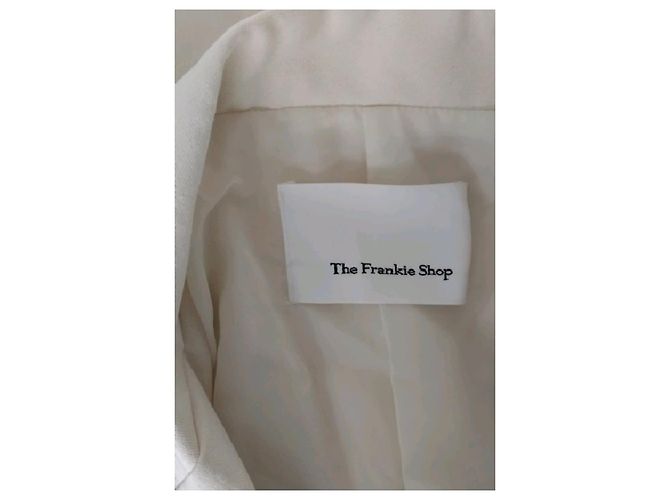 Autre Marque Blazer de algodón blanco THE FRANKIE SHOP - vista 7