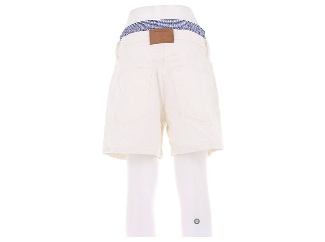 Alexander Wang Cremefarbene Denim-Shorts mit integrierter Unterhose Beige - Ansicht 2