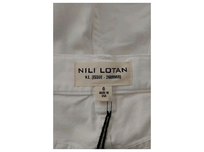 Vaqueros de algodón blanco Nili Lotan - vista 5