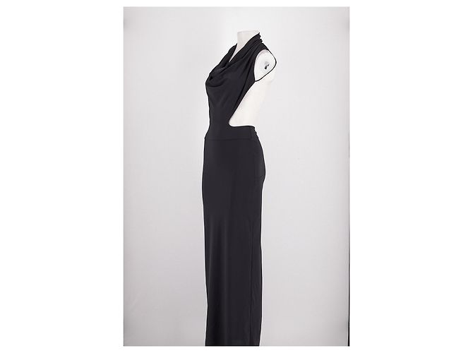 Autre Marque Vestido maxi negro AMAZUIN - vista 4