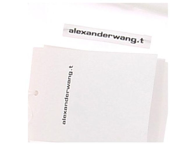 Top superpuesto blanco de algodón T By Alexander Wang - vista 6