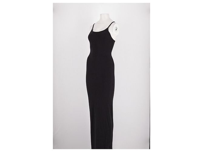 Autre Marque Vestido de algodón negro ETERNE XS - vista 4