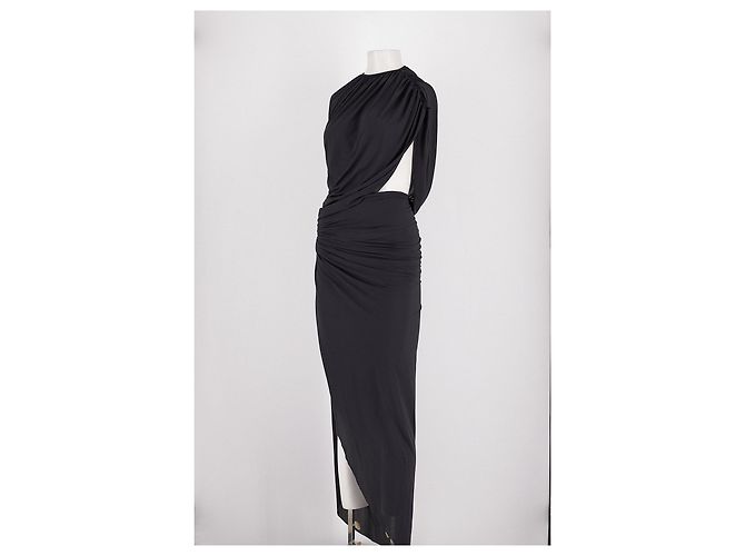 Autre Marque Vestido maxi negro AMAZUIN - vista 4