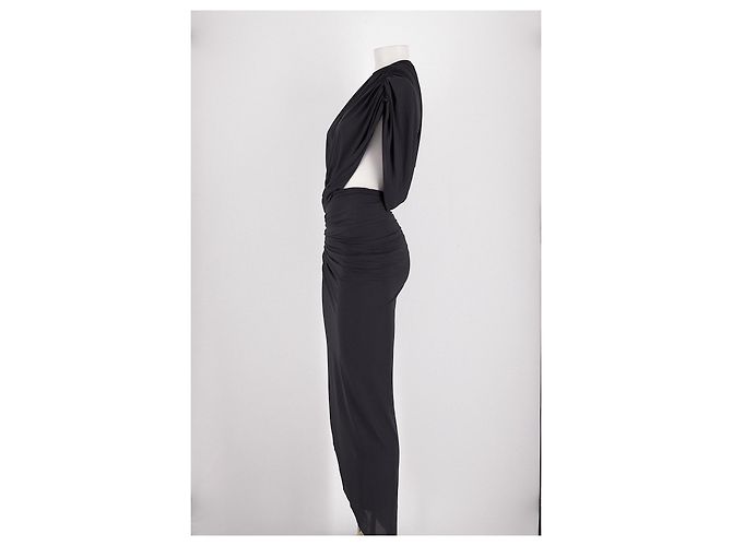 Autre Marque Vestido maxi negro AMAZUIN - vista 5