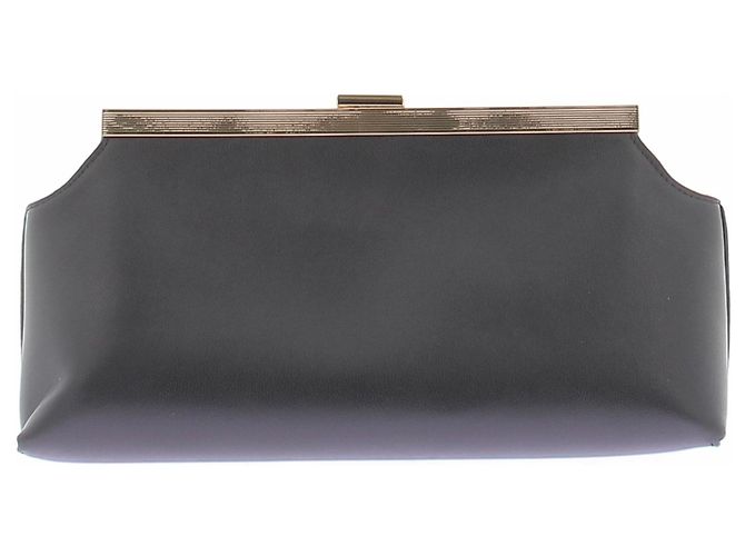Autre Marque Schultertasche aus Leder "EILEEN" Schwarz - Ansicht 3