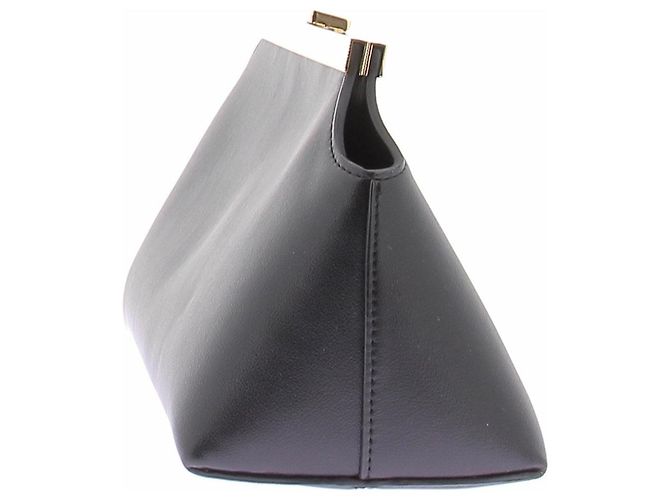 Autre Marque Schultertasche aus Leder "EILEEN" Schwarz - Ansicht 4