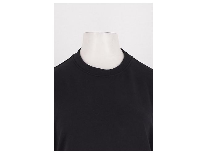 Autre Marque Vestido midi de algodón negro AMAZUIN - vista 2