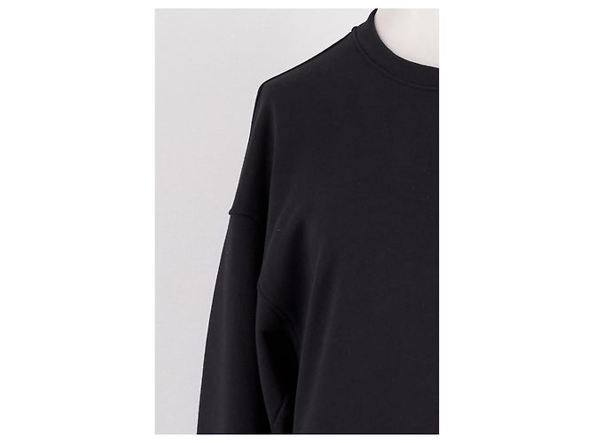 Autre Marque Vestido midi de algodón negro AMAZUIN - vista 3